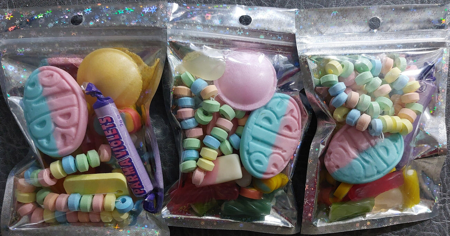 Pre Filled 75g Party Favour bags Treat bags Birthday sweet bags Vegan/ Vegetarian/ Other Diets