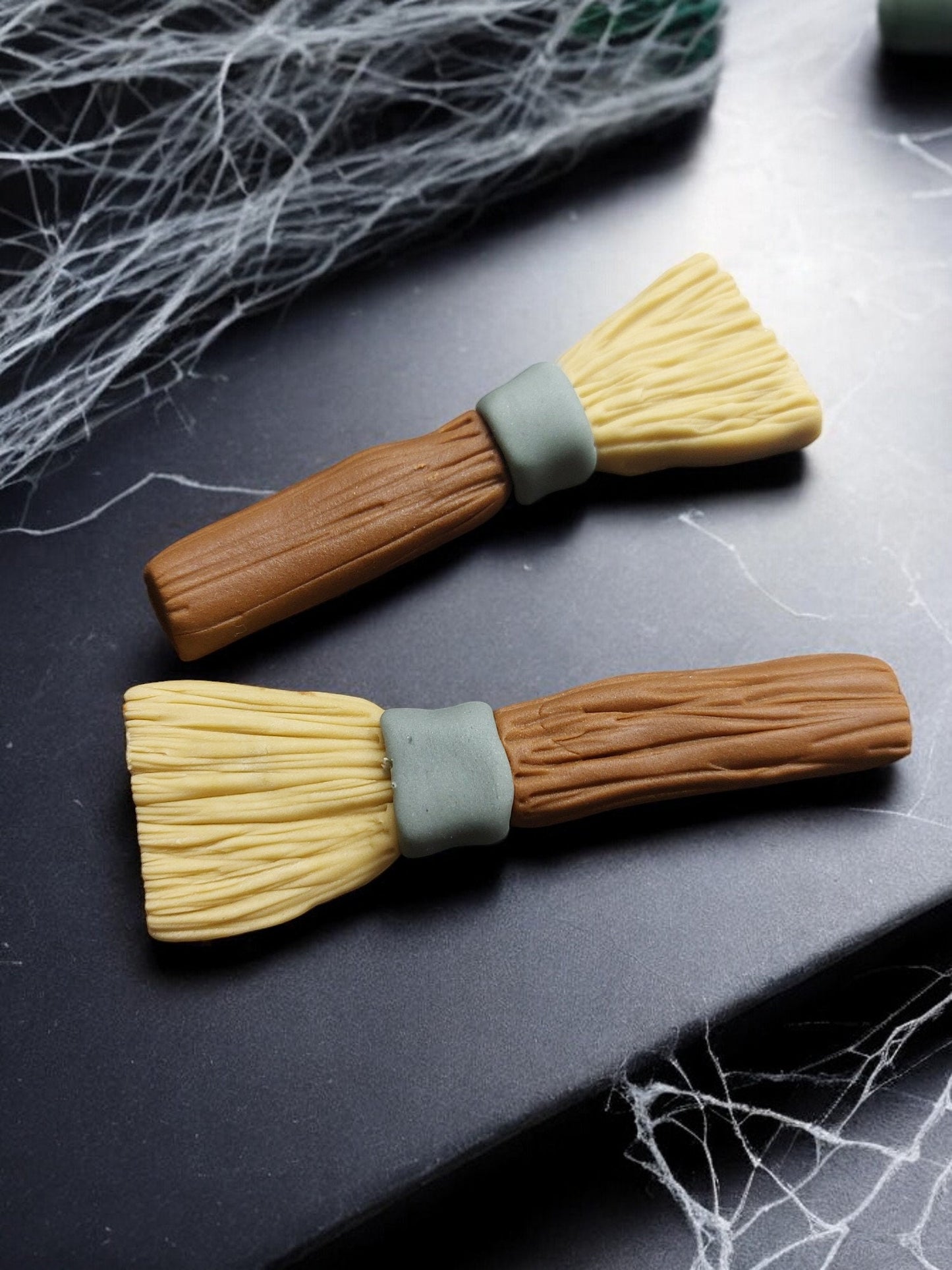 3D Spooky Scary Pumpkin Witch Cat Ghost Fingers Halloween Cupcake Cake toppers Vegan