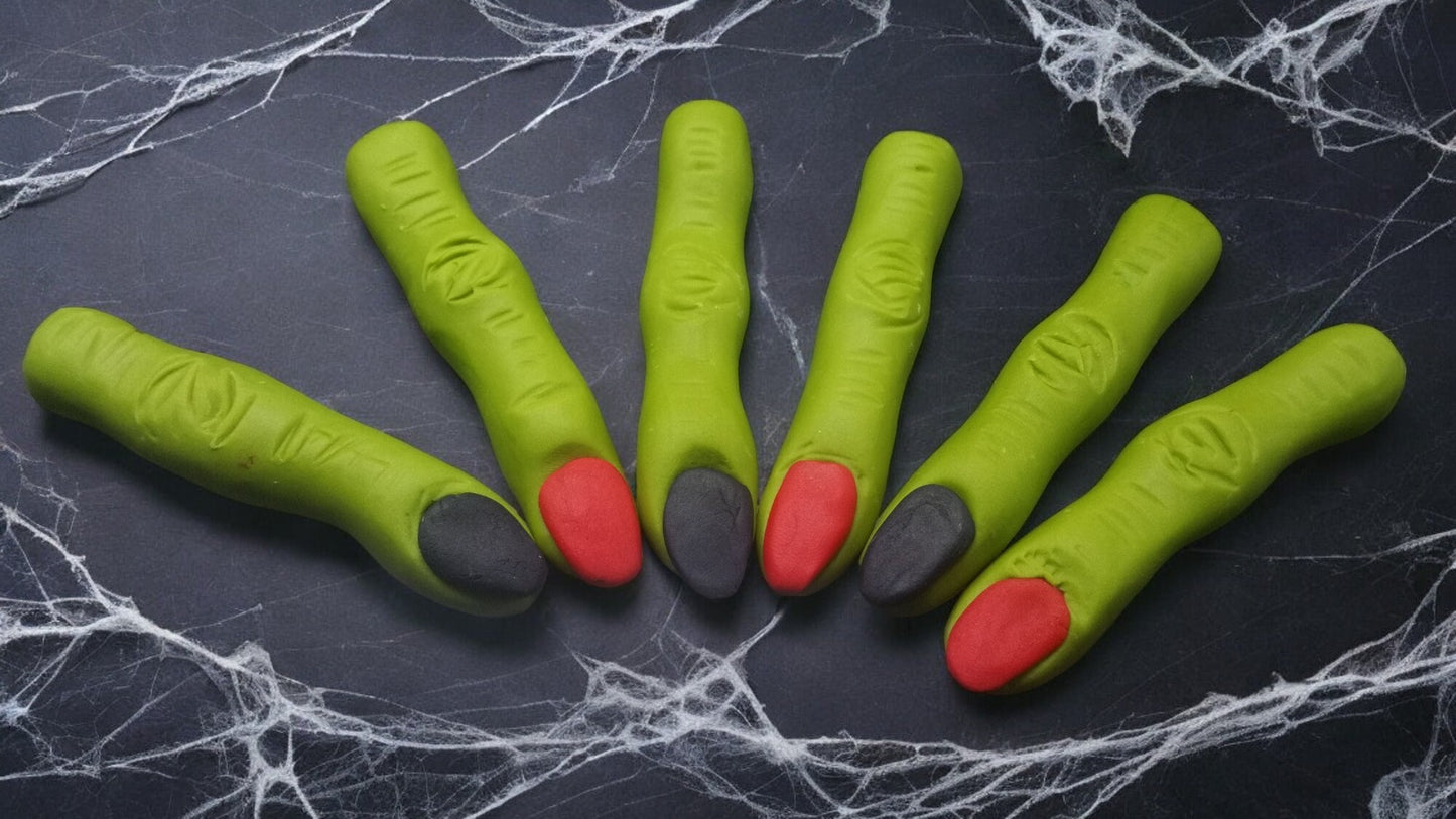 3D Spooky Scary Pumpkin Witch Cat Ghost Fingers Halloween Cupcake Cake toppers Vegan