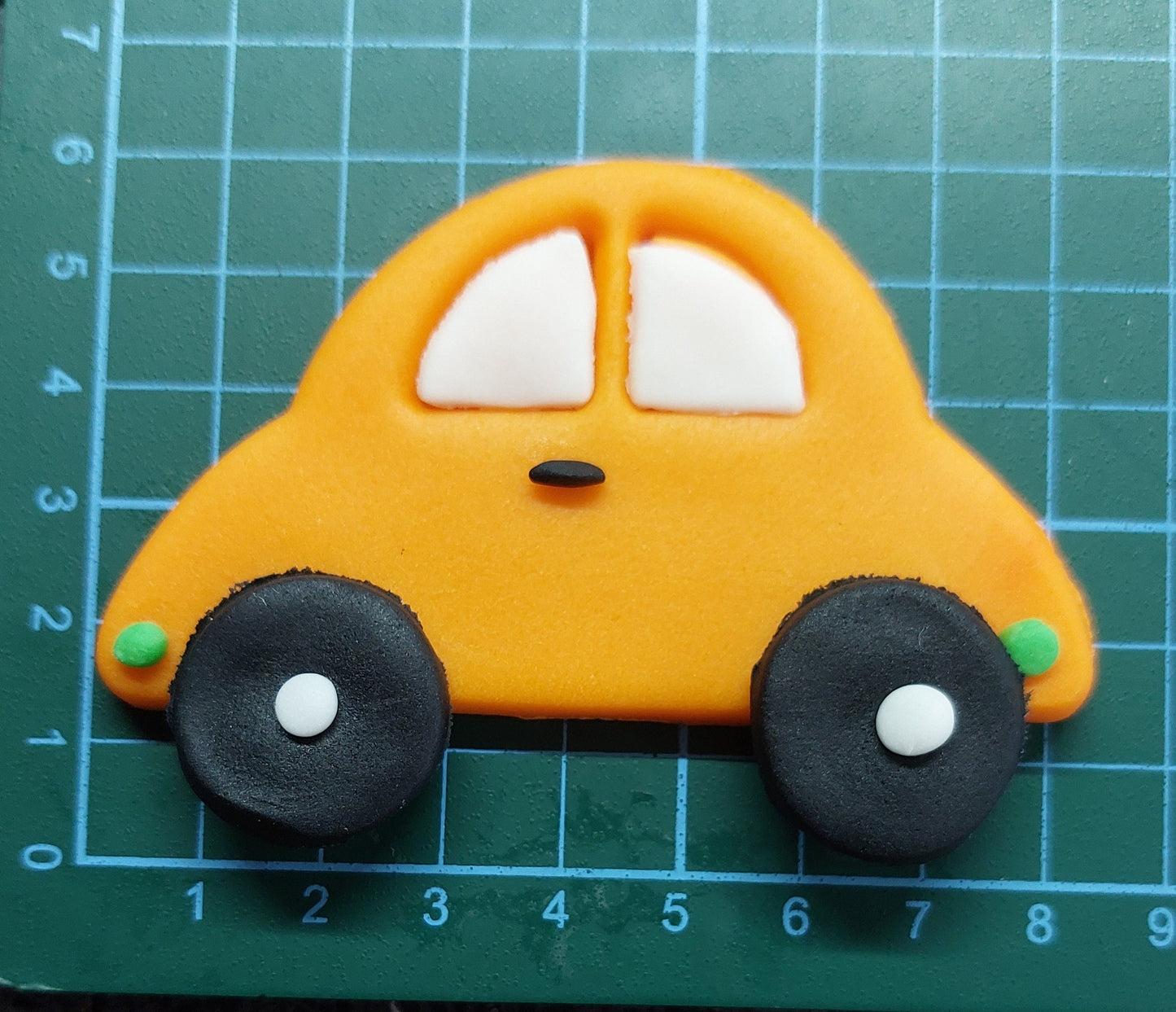 2d edible fondant car cake toppers Vegan