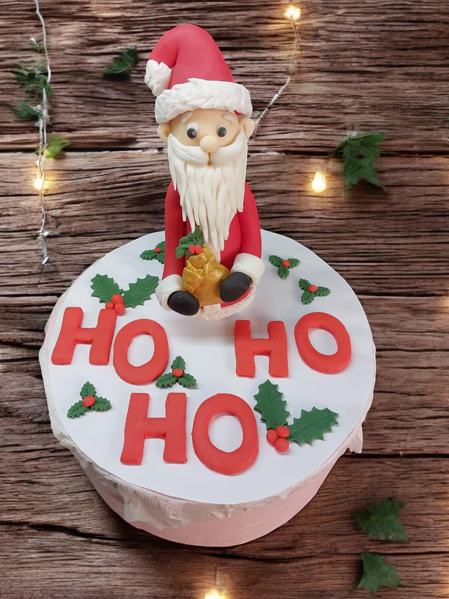 Santa Claus Fondant Christmas Cake topper decorations