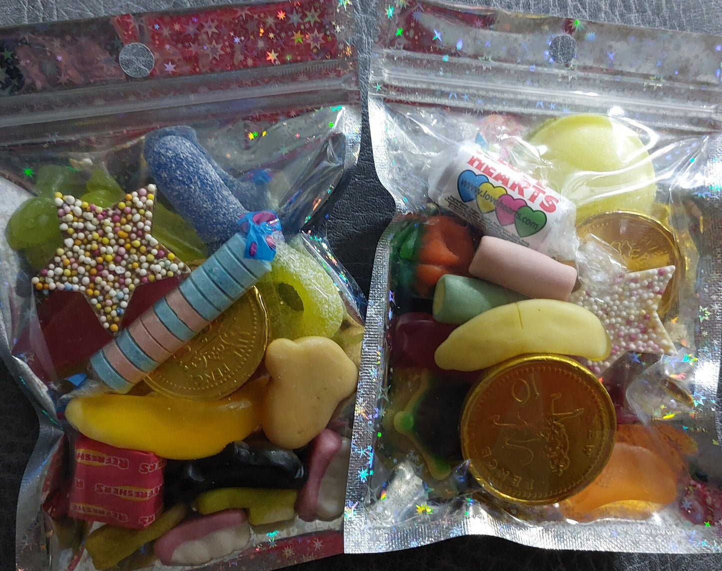 Pre Filled 75g Party Favour bags Treat bags Birthday sweet bags Vegan/ Vegetarian/ Other Diets