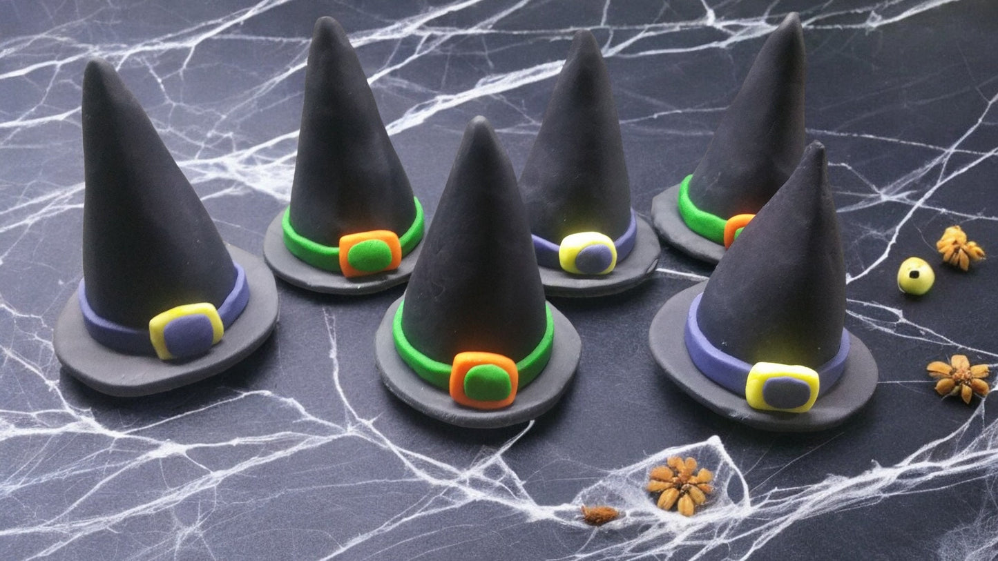 3D Spooky Scary Pumpkin Witch Cat Ghost Fingers Halloween Cupcake Cake toppers Vegan