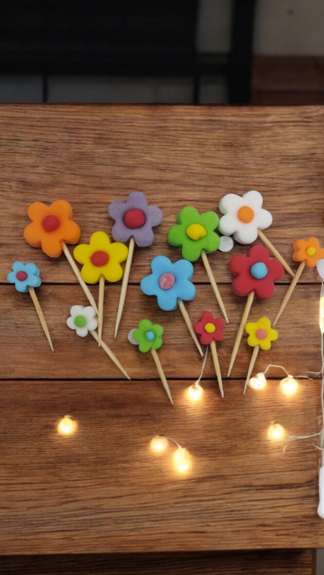 3D Edible Vegan flower pot garden birthday allotment cake topper