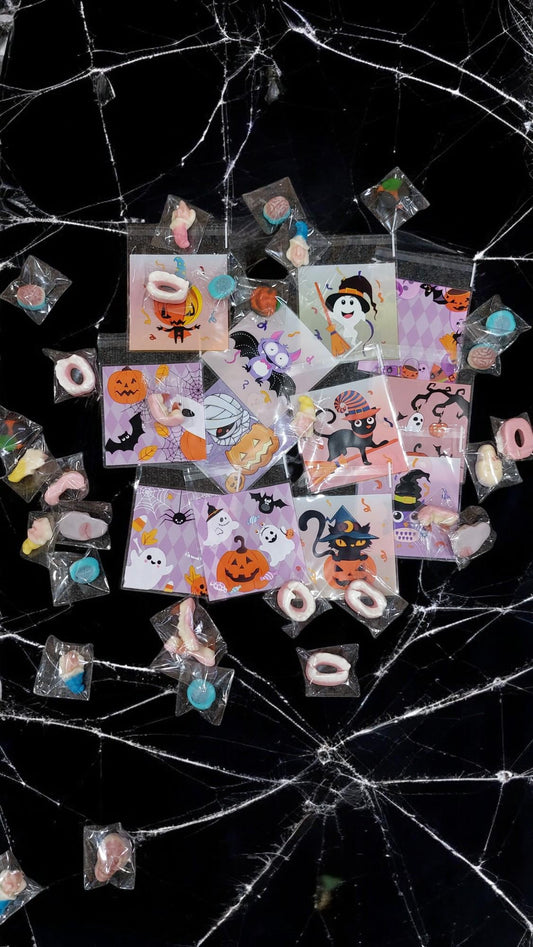 Halloween PreFilled Bags Sweet Sweets Candy Treats Kids Skull Witch Party Gift
