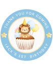Pre-Filled sweet candy party cones. *Free Personalised stickers*